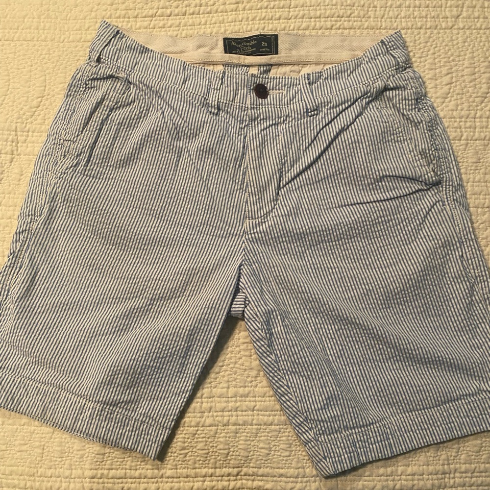 Abercrombie & Fitch men’s seersucker shorts 29”